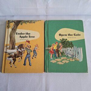 Lot of 2 1959 Vintage Ginn & Co. Elementary School Basic Readers